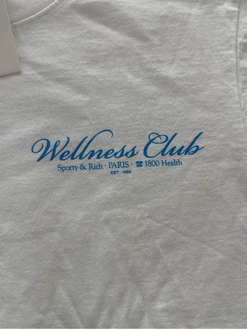 Sporty & Rich Wellness Club Tee NWT Sz S